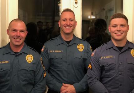  Patrolmen Michael Mulhern, Daniel Graham, and Richard Maerten